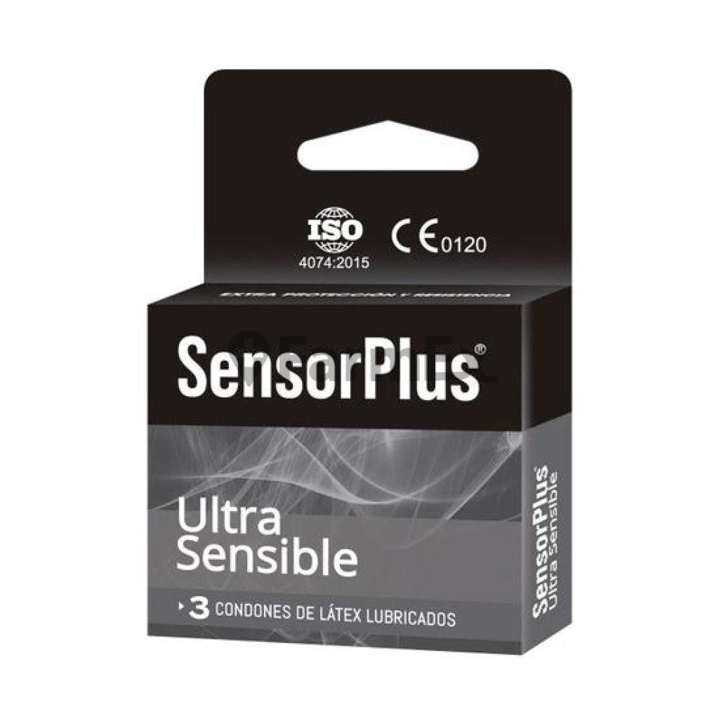 Preservativos SensorPlus Ultra Sensible x 3 unidades pleasure latex